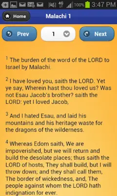 Bible KJV - Text and Audio android App screenshot 1