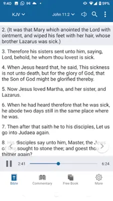 Bible KJV - Text and Audio android App screenshot 8